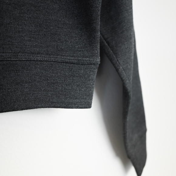 Handmade in USA: Revelle Collection cropped raglan wool and rayon sweatshirt - Picture 7 of 10